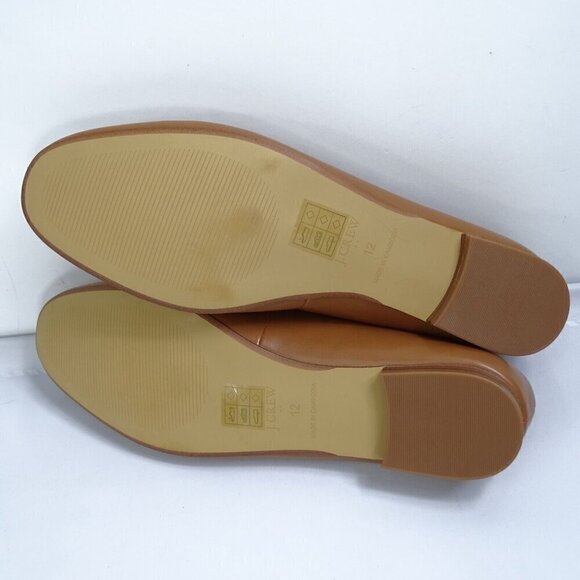J. Crew Bow Tan Loafers Size 12 BJ247 Classic Style Office Academia Classic NWOT - Picture 6 of 7